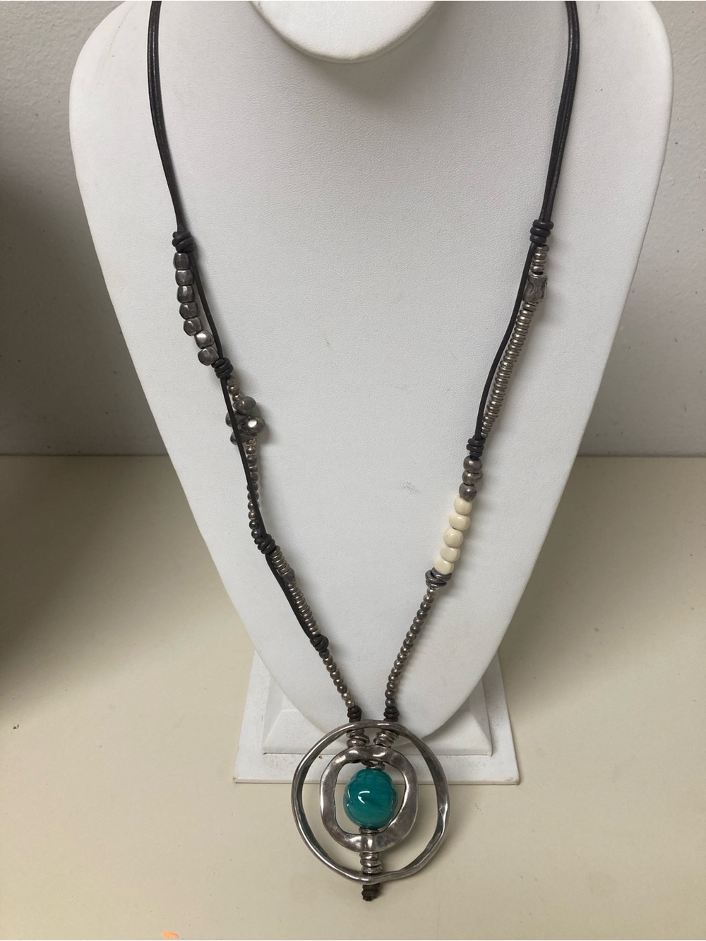 Silver/turquoise Necklace